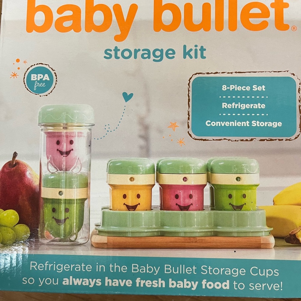 Baby Bullet 8 piece storage kit